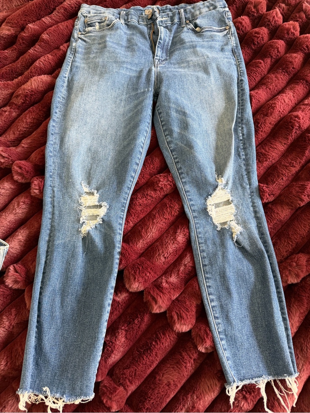 MOTHER Jeans Trio - Light Blue Denim and Charcoal - Picture 2 of 4